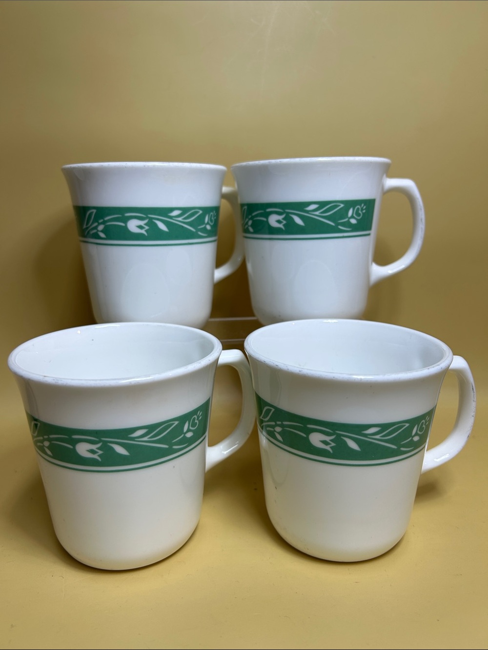 Rare Corning Corelle "Liza" Coffee Mugs
- Set of 4